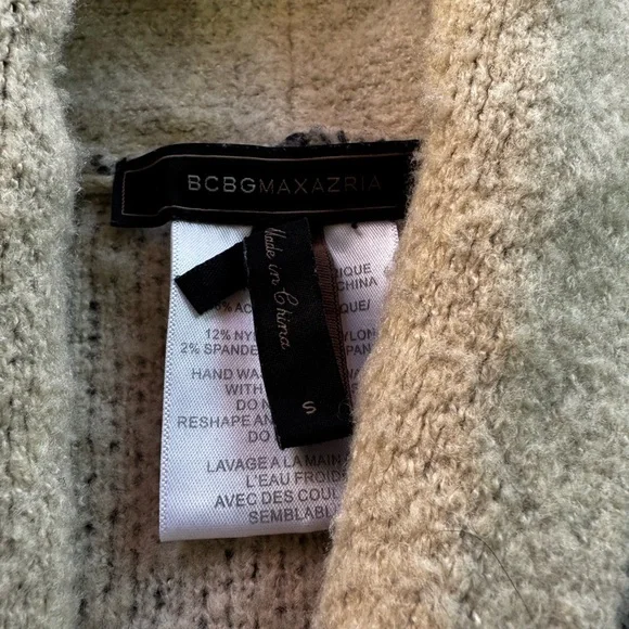 BCBG maxazria Aztec tribal southwestern long cardigan career cozy Small - Picture 5 of 5